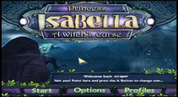 Princess Isabella - A Witch's Curse screen shot title
